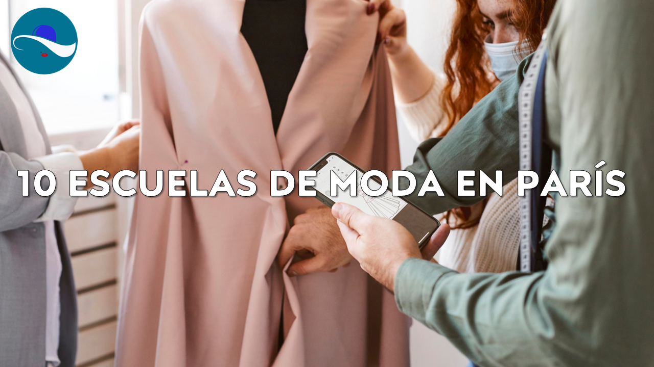 vestido de moda en confección con personas arreglando la prenda